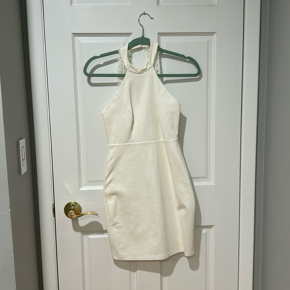 Lulus-women’s white dress-size small-worn once